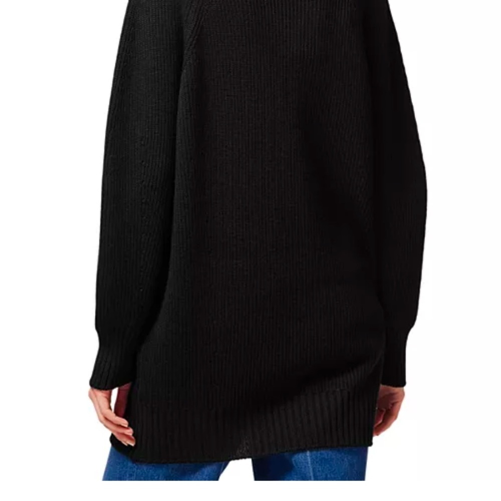 VERSACE New Black Cardigan Sweater - Picture 8 of 9